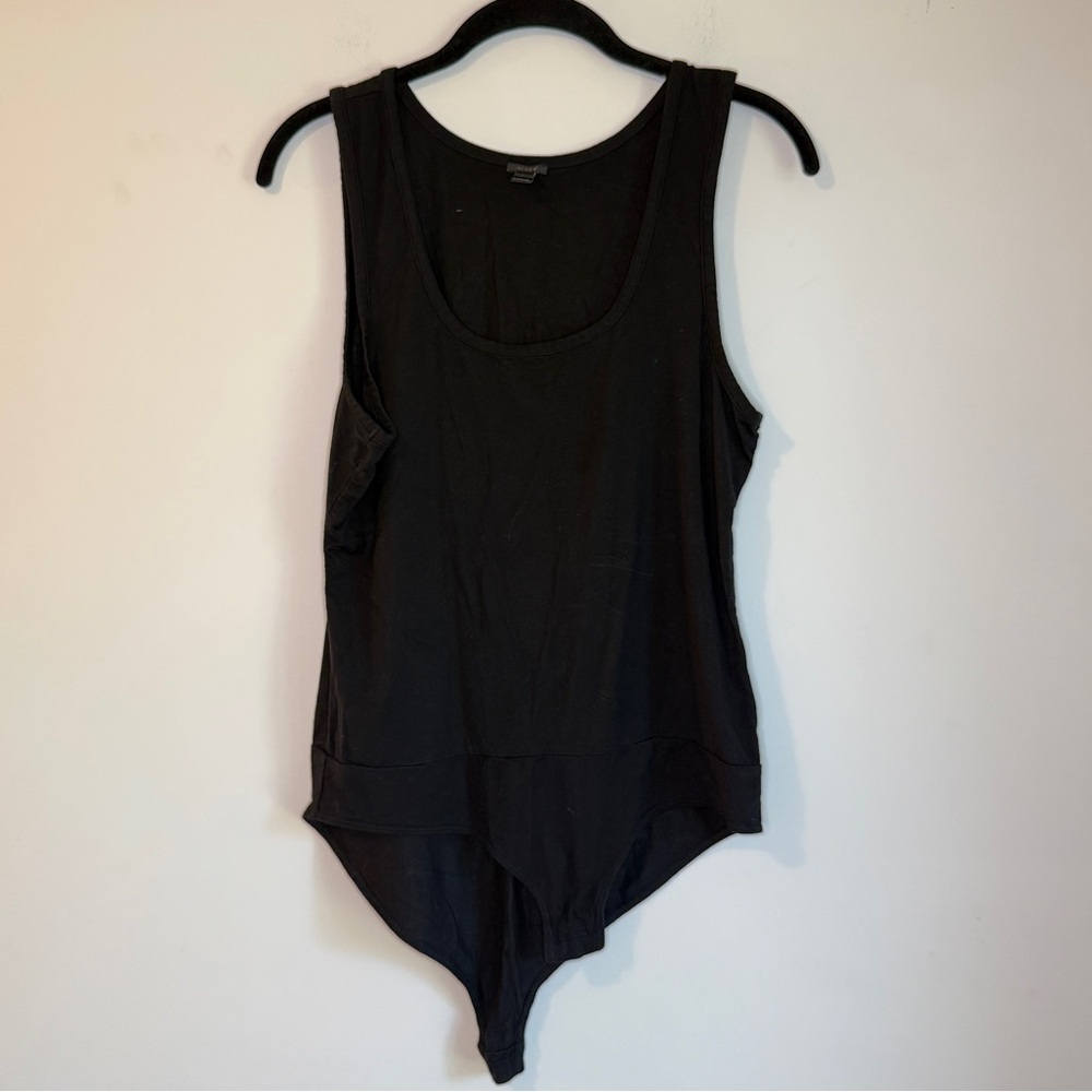 J.Crew Black Bodysuit Tank, Size L